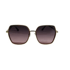 Amber Oversized Square Polarized Sunglasses