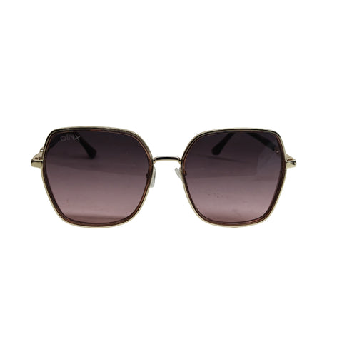 Amber Oversized Square Polarized Sunglasses