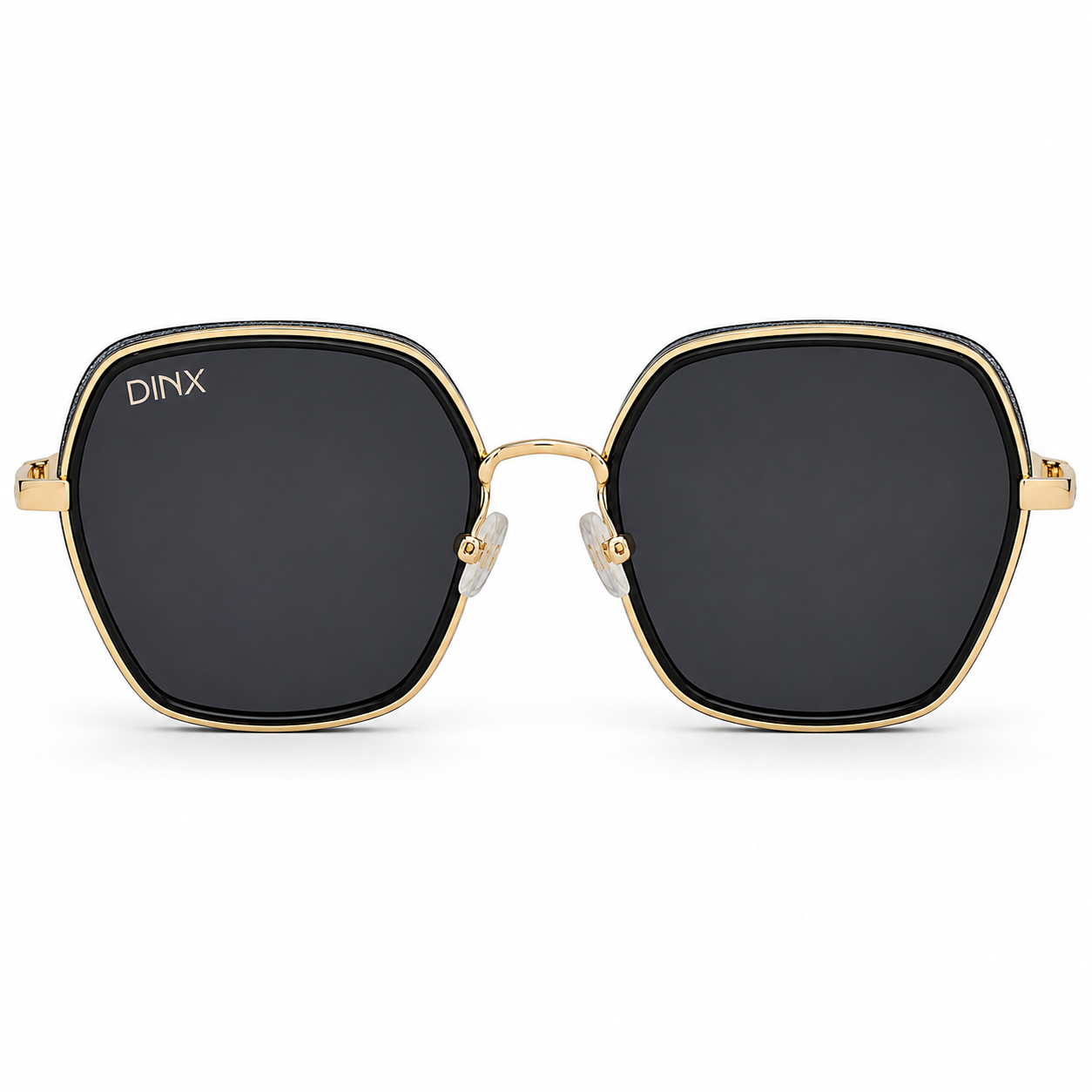 Amber Oversized Square Polarized Sunglasses