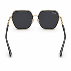 Amber Oversized Square Polarized Sunglasses