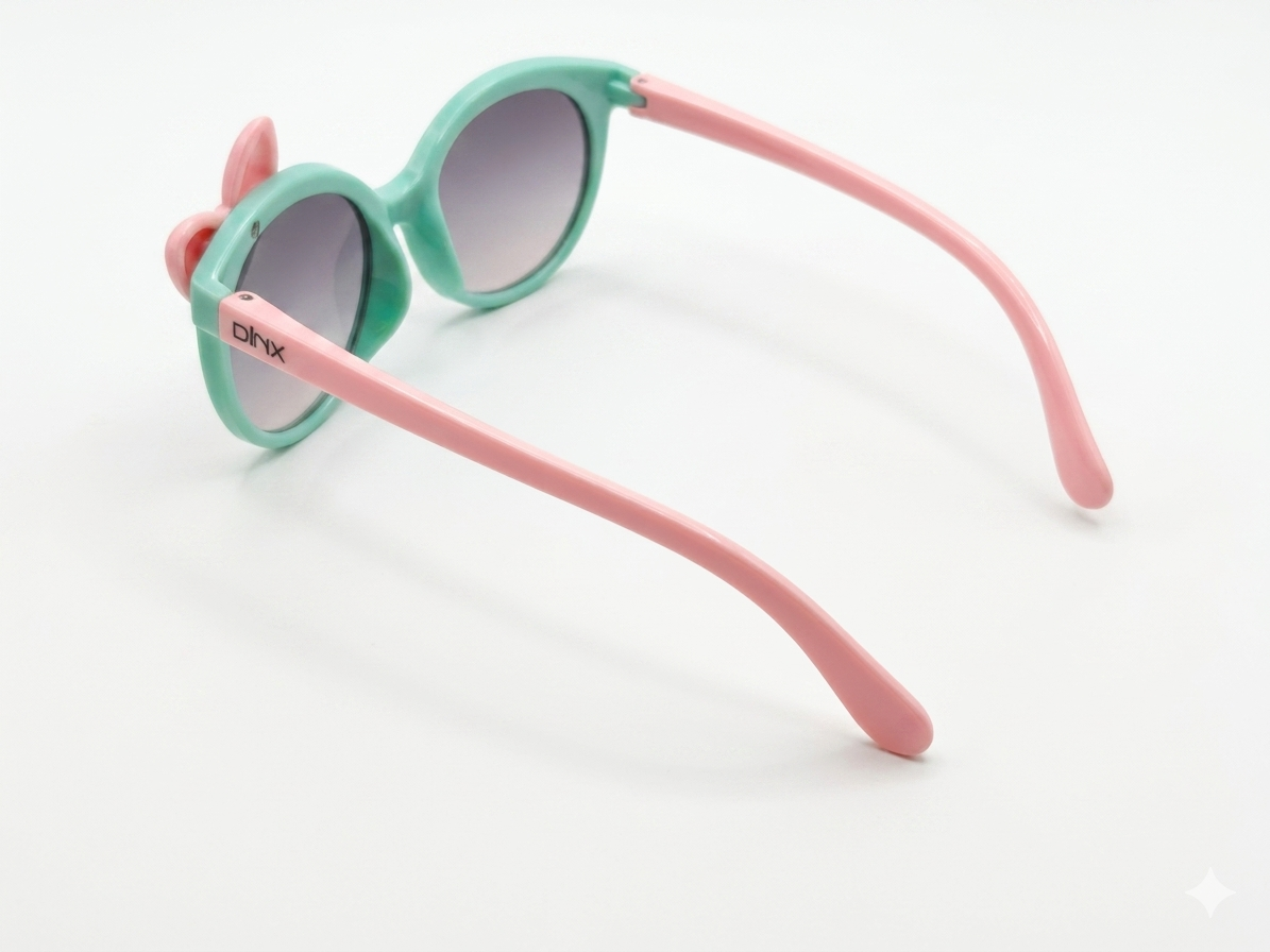 Blush Polarized Round Sunglasses for Girls