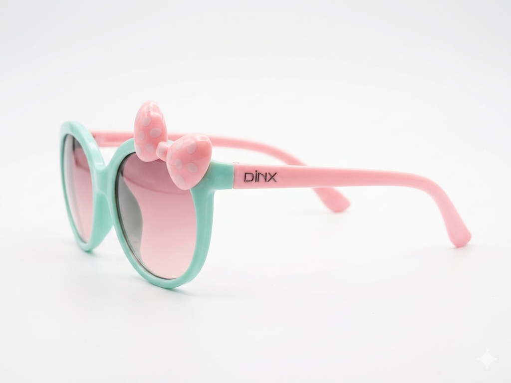 Blush Polarized Round Sunglasses for Girls