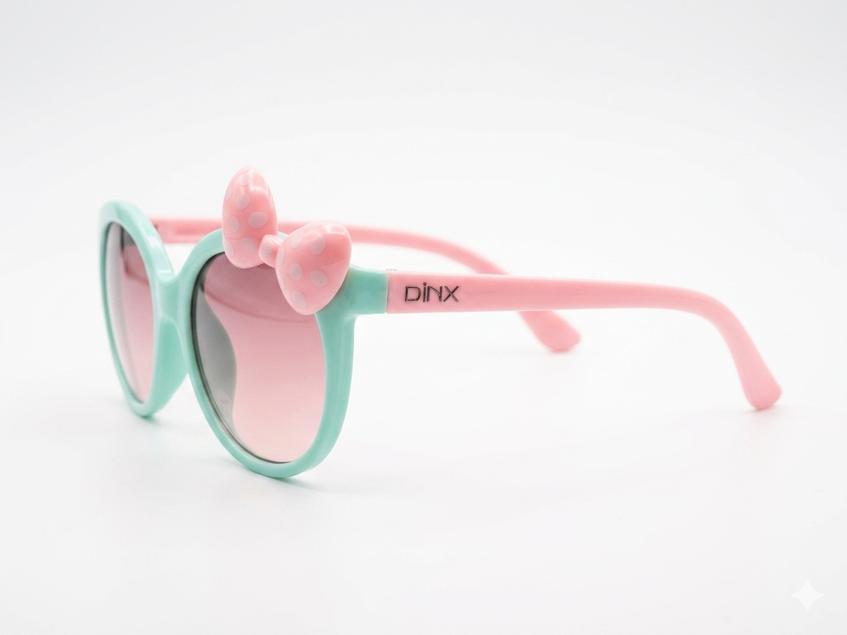 Blush Polarized Round Sunglasses for Girls