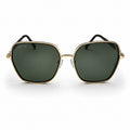 Amber Oversized Square Polarized Sunglasses