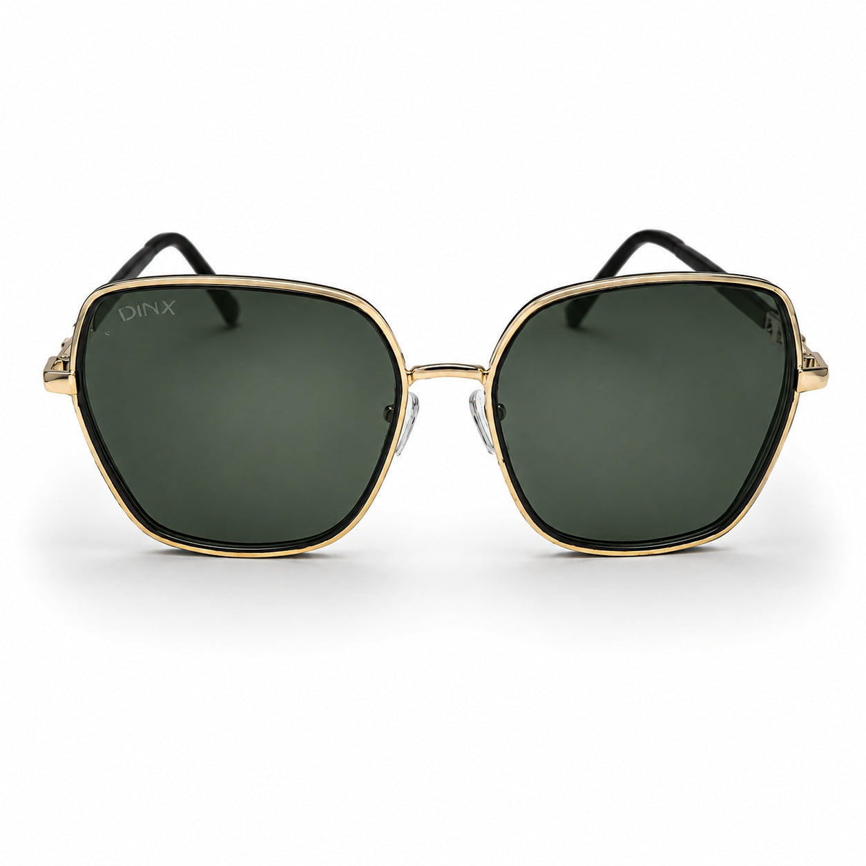 Amber Oversized Square Polarized Sunglasses